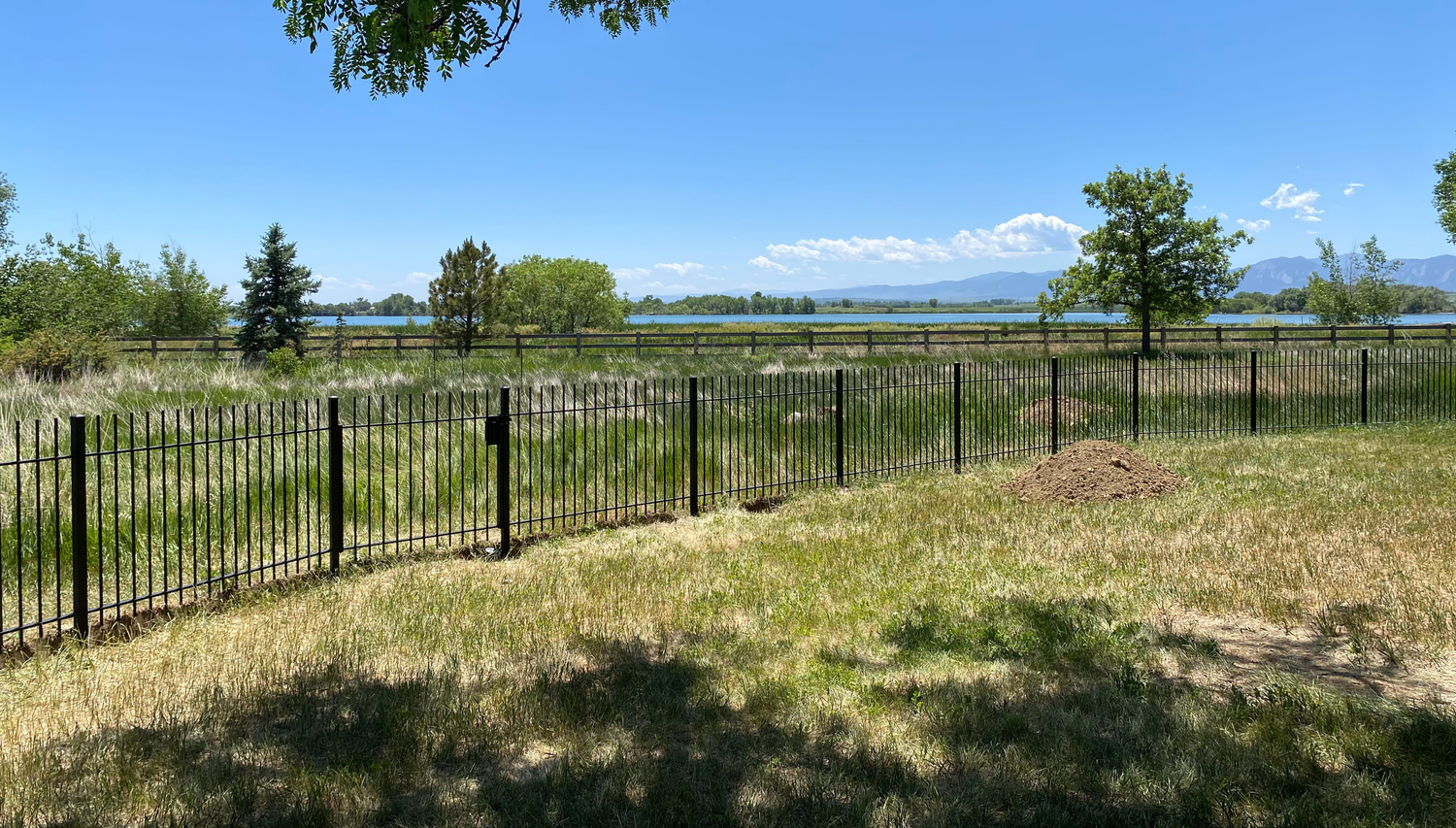 Pergola with lighting detail